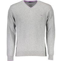 Herren V-Ausschnitt Strickpullover aus Baumwolle