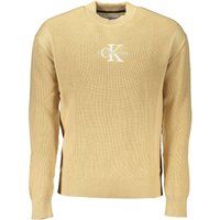 Gerippter Strickpullover aus Baumwollmischung