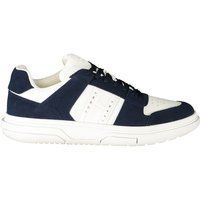 Zweifarbiger Court-inspirierter Retro-Sneaker