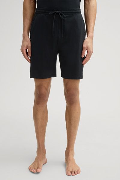 Joop! Schwarze Jersey-Shorts aus Baumwollmischung mit Kordelzug