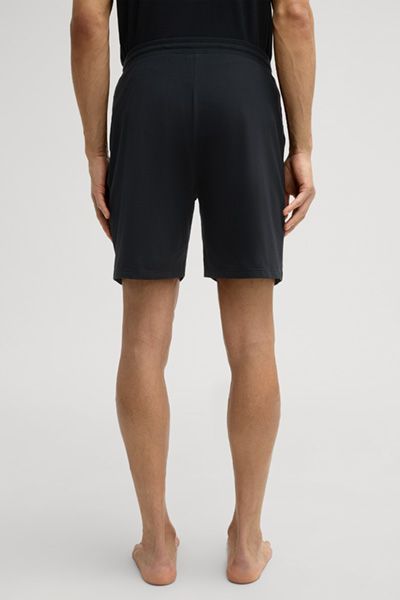Joop! Schwarze Jersey-Shorts aus Baumwollmischung mit Kordelzug