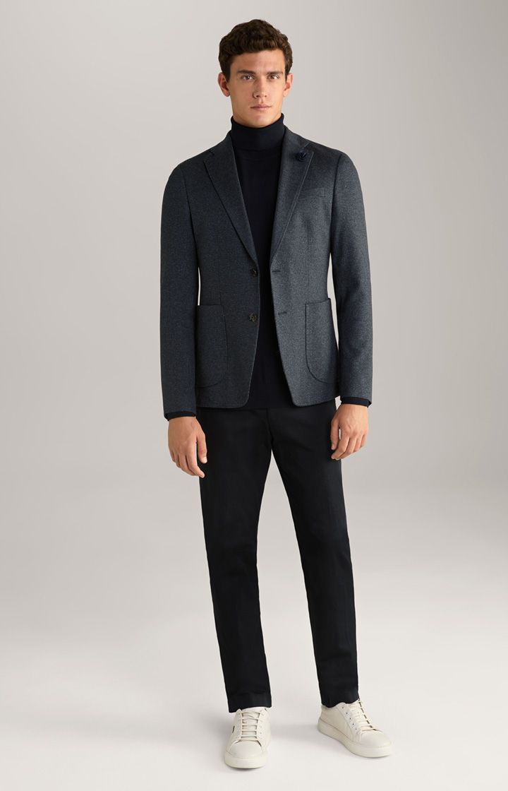 Joop! Donte Dunkelblauer extrafeiner Rollkragenpullover aus Merinowolle