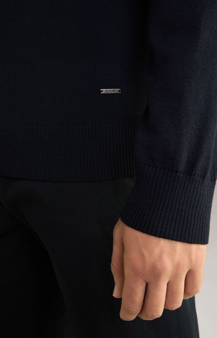 Joop! Donte Dunkelblauer extrafeiner Rollkragenpullover aus Merinowolle