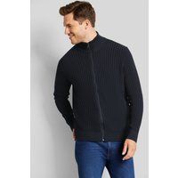 Herren Strickjacke mit Struktur und Reißverschluss