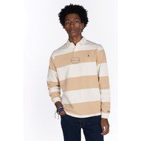 Gestreiftes Langarm-Rugby-Shirt