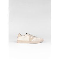 Low-Top Sneaker aus Leder und Wildleder