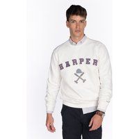 Sweatshirt im Retro-Stil aus Baumwollmischung