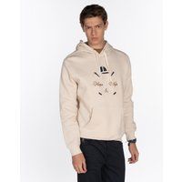 Baumwoll-Hoodie mit gesticktem Logo