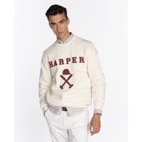 Sweatshirt im Grafik-Print Vintage-Stil