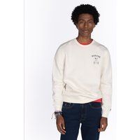 Baumwoll-Sweatshirt mit Rundhalsausschnitt und Grafik