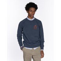 Baumwoll-Sweatshirt mit Rundhalsausschnitt und Logo