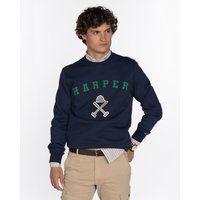 Retro Sweatshirt mit Grafikprint