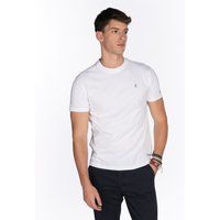 Klassisches Baumwoll T-Shirt mit Rundhalsausschnitt