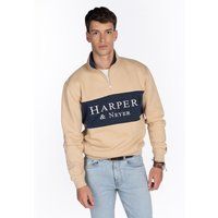 Klassisches Half-Zip Logo Sweatshirt
