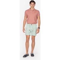 Lässige beige Chino-Bermudashorts