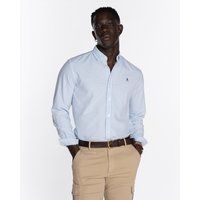 Klassisches Gingham-Karomuster Button-Down-Hemd