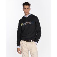 Strickhoodie mit Grafik