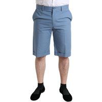 Mittellange Chino-Shorts aus Baumwolle