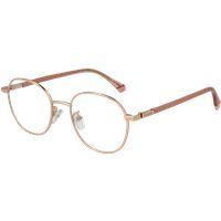 Runde optische Brille mit Metallrahmen