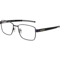 Rechteckige Vollrand-Metallbrille