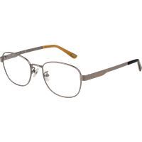 Rechteckige Vollrand-Metallbrille