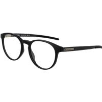 Matte Schwarze Vollrand-Runde Brille