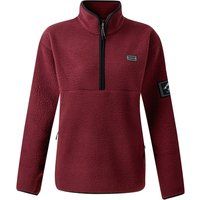Damen Fleece-Pullover mit halbem Reißverschluss