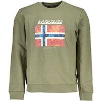 Lässiges Rundhals-Sweatshirt Norwegen Flagge