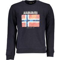 Lässiges Rundhals-Sweatshirt mit Flaggen-Grafik