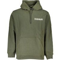 Lockerer Olivgrüner Hoodie