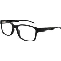 Matte Schwarze Rechteckige Vollrandbrille