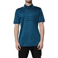 Baumwoll-Poloshirt mit geprägtem Logo