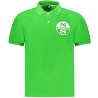 Klassisches grünes Poloshirt mit Logo