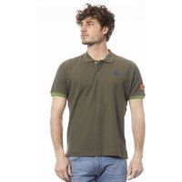Klassisch geschnittenes olivgrünes Poloshirt