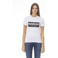 Grafik T-Shirt mit Box-Logo und Rundhalsausschnitt