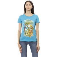 T-Shirt mit tropischem Papageien-Grafikdruck