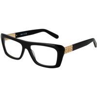 Rechteckige Rahmenlogo-Brille