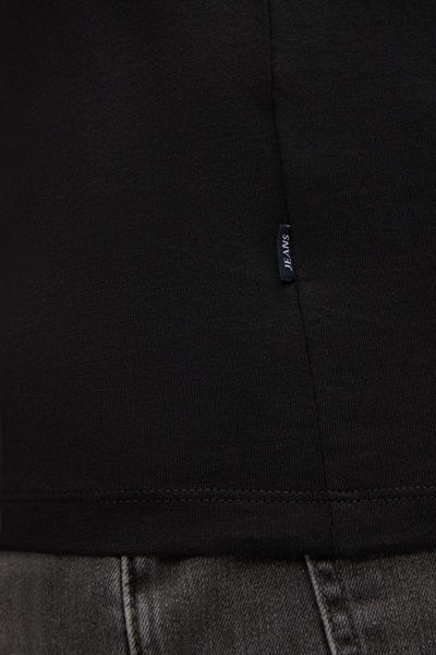 JOOP! Jeans Alphis Schwarzes Baumwoll T-Shirt Klassischer Rundhalsausschnitt