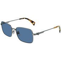 Quadratische Sonnenbrille mit Metallrahmen