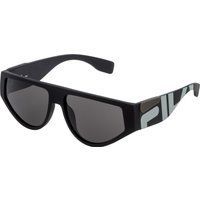 Sportliche Shield-Sonnenbrille mit Logo-Detail
