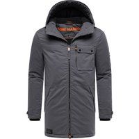 Herren Winterparka mit Fleecefutter und Kapuze