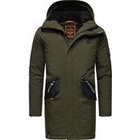 Herren Winterparka mit Teddyfellfutter