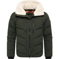 Steppjacke mit Teddyfleece-Kragen