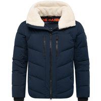 Steppjacke mit Teddyfleece-Kragen