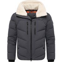 Steppjacke mit Teddyfleece-Kragen