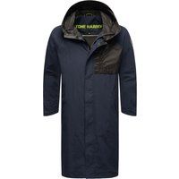 Herren Langer Wind- & Wasserabweisender Regenmantel