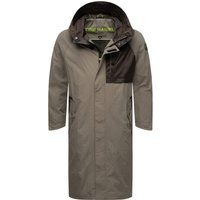Herren Langer Wind- & Wasserabweisender Regenmantel