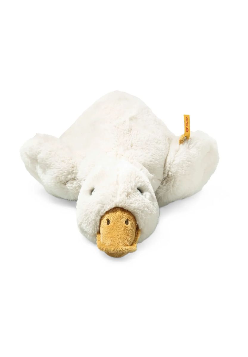 Steiff Soft Cuddly Friends Kuscheltier "Gilda Gans", liegend, 47cm, weiß, 99
