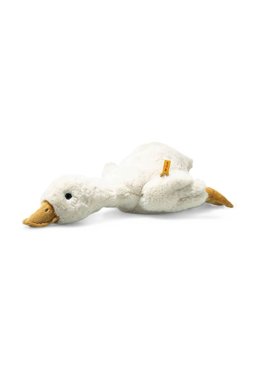 Steiff Soft Cuddly Friends Kuscheltier "Gilda Gans", liegend, 47cm, weiß, 99