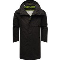 Leichte Herrenjacke aus Baumwollmischung, langer Schnitt